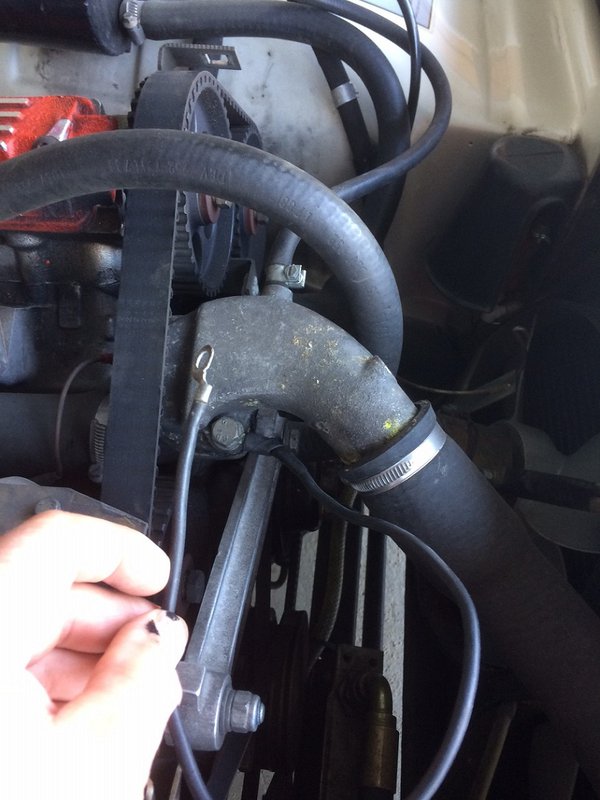 Hittade en lös jordkabel, ena änden sitter fast i termostathuset någon som vet var andra änden skall sitta?