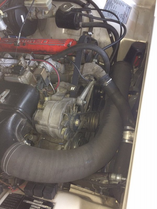 Återmonterat allt utom huven