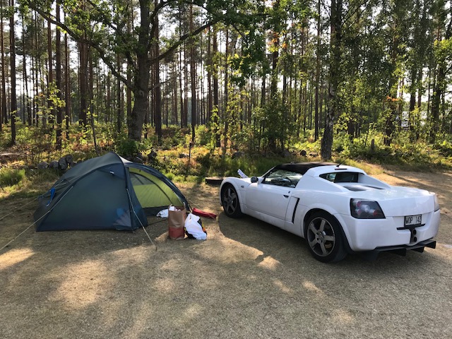 Camping på Öland