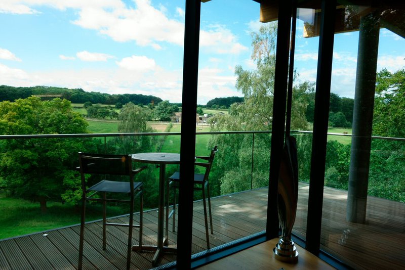 Utsikt från "trädkojan"