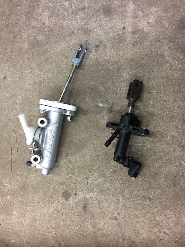 Ny och gammal huvudcylinder