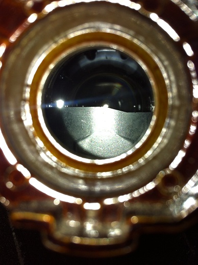 Vänster lampa utan justering